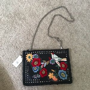 Topshop cross body leather bag